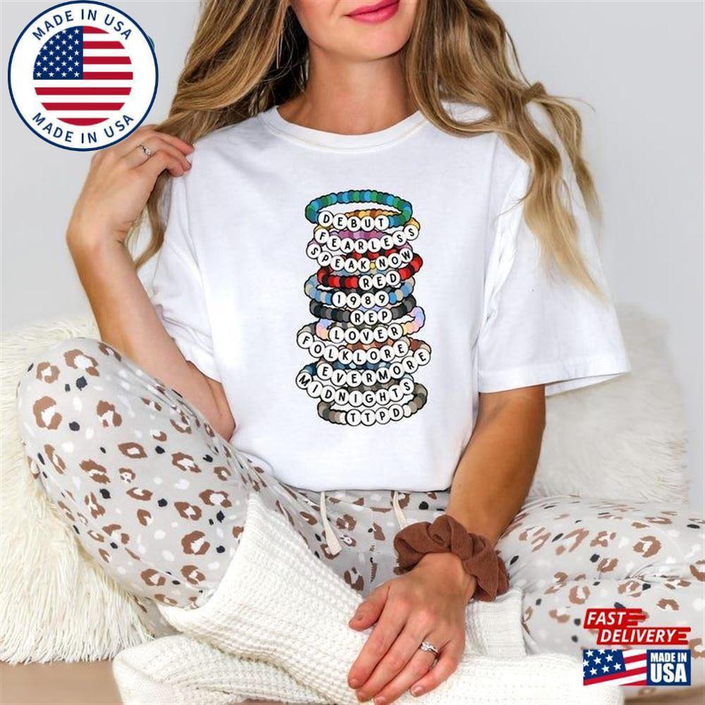 Eras Tour Bracelet Shirt The Tortured Poets Department Tshirt Unisex